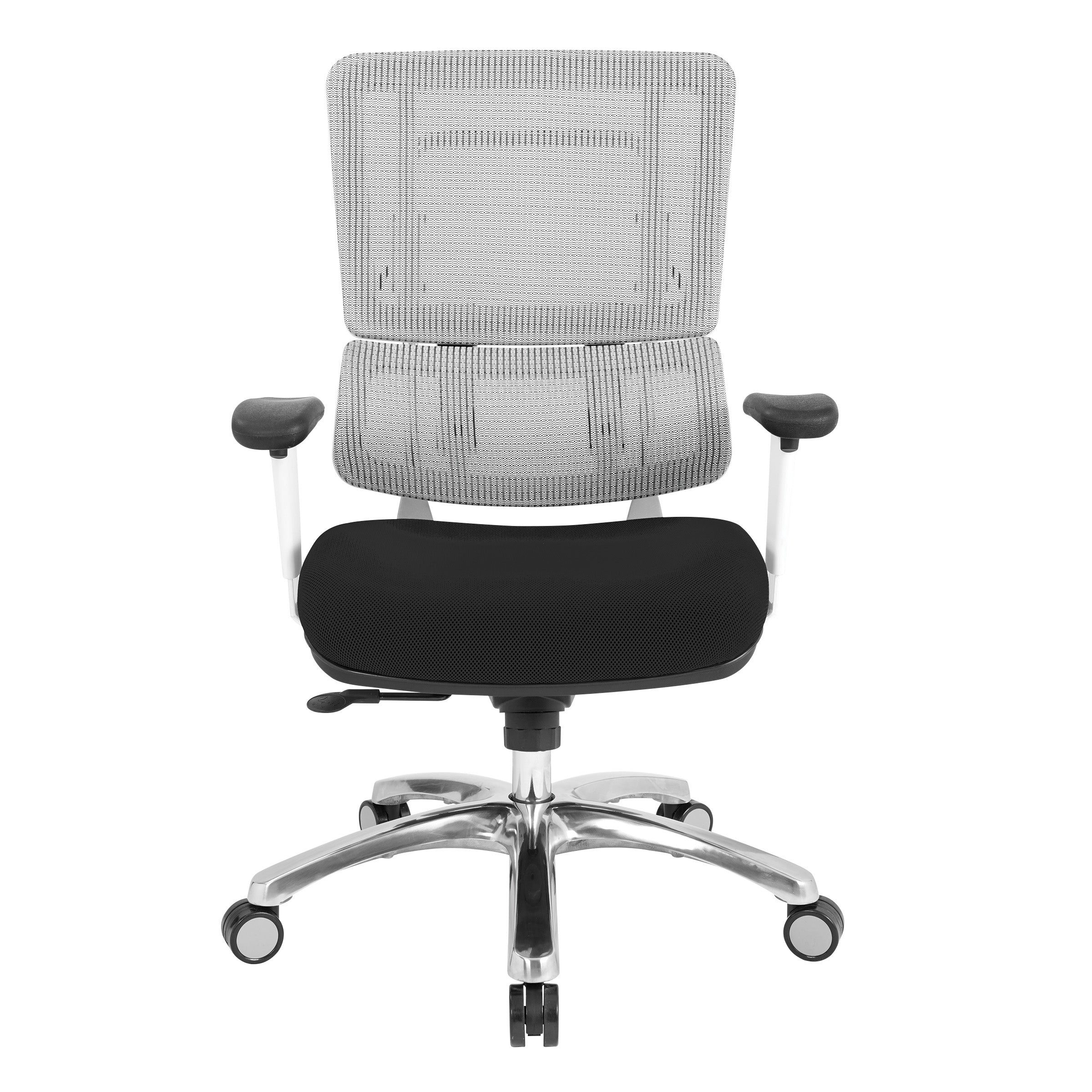 White Vertical Mesh Chair